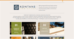 Desktop Screenshot of kontanelogistics.com