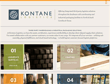 Tablet Screenshot of kontanelogistics.com